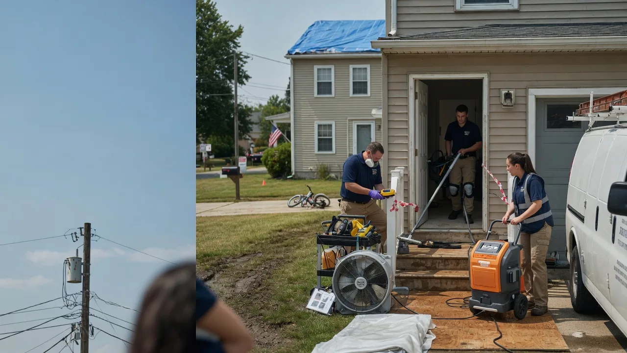 Water Damage Repair in Downs, IL near me